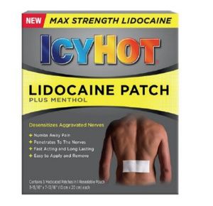 Aventis Icy Hot Topical Pain Relief Patch With Lidocaine