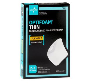 Medline Optifoam Thin Adhesive Foam Dressing