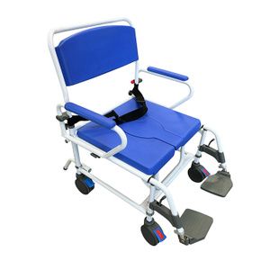 Healthline Ezee Life Aluminum Bariatric Shower and Commode Chair
