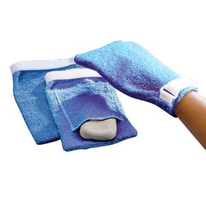Terry Cloth Antimicrobial Wash Mitts