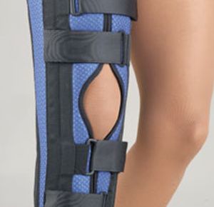 Full Leg Brace Knee Immobilizer Straight Knee Splint for Knee Pre-and  Postoperative & Injury