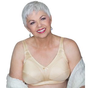 128 American Breast Care Jacquard Soft Cup Pocketed Mastectomy Bra