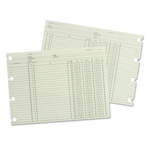 Wilson Jones Double Entry Ledger Form