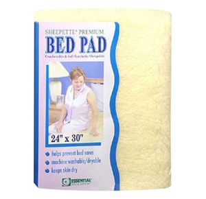 Essential Medical Sheepette Synthetic Lambskin Bed Pad