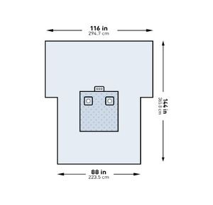 McKesson Orthopedic Bilateral Limb Drape
