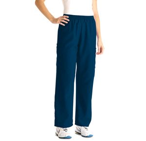 Medline PerforMAX Unisex Elastic Waist Scrub Pants - Caribbean Blue
