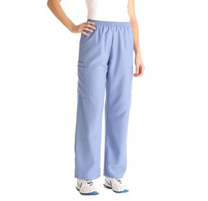 Medline PerforMAX Unisex Elastic Waist Scrub Pants - Ceil Blue