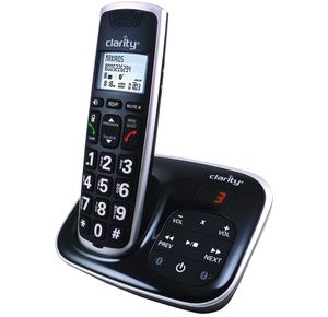 Clarity Amplified Bluetooth Cordless Phone with Answering Machine