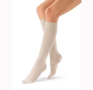 BSN Jobst soSoft 20-30 mmHg Knee Ribbed Closed Toe Compression Stockings