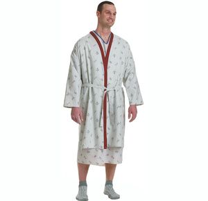 Medline Galaxy Print Deluxe Patient Robe