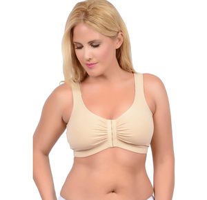 Kddylitq Mastectomy Bras With Pockets For Prosthesis Front Closure