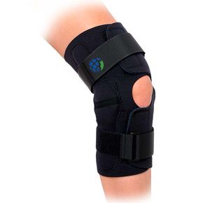 Breg Hinged Knee Brace Injury Post Op Adjustable Breathable Small S Pull On  NEW