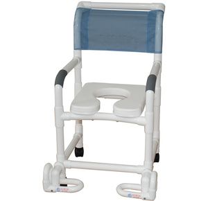 MJM Shower Chair with Dual Drop Arms