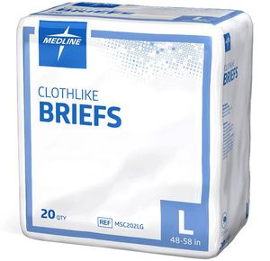 Medline FitRight Stretch Ultra Incontinence Briefs with Center Tab