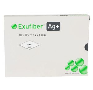 Molnlycke Exufiber Ag Plus Gelling Fiber Dressing