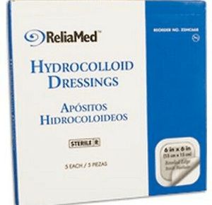 Cardinal Health Essentials Hydrocolloid Dressing With Film Back And Beveled Edge