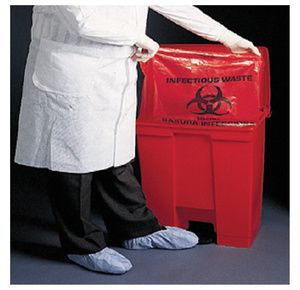 McKesson Red Infectious Waste Bag With Twist Tie Closure