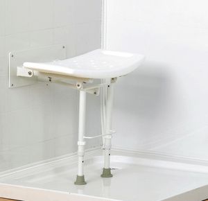 Homecraft Wall-Mounted Steel Shower Seat