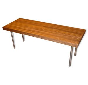 Teakworks4u Commercial Legged Teak Bench