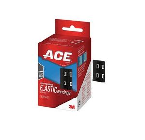 3M ACE Elastic Bandage With Metal Clip - Black