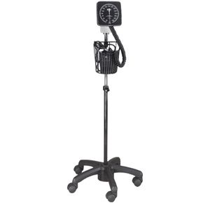 Mabis DMI Legacy Adjustable Combination Mobile and Wall-Mounted Clock Adult Aneroid Sphygmomanometer