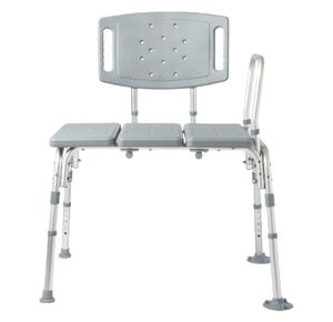 Medline Bariatric Knockdown Transfer Bench with Back