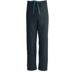 Medline ComfortEase Unisex Reversible Drawstring Pants - Black