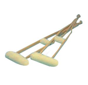 Hermell Imitation Sheepskin Crutch Cover and Hand Grips Set