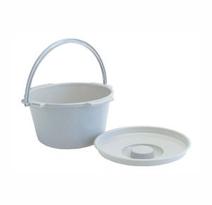 Lumex Reusable Plastic 7 Qt Commode Pail