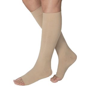 BSN Jobst X-Large Open Toe Knee High 20-30mmHg Firm Compression Stockings in Petite