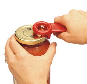 Jar Opener and Bottle Opener for Weak Hands Arthritis Elderly and  Children,Non-Slip Jar Opener Grip Get Lids Off with Ease (Orange)