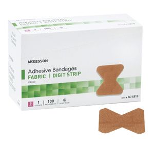 1000 McKesson Adhesive Strips, 1x3, Breathable, Sterile, Sheer