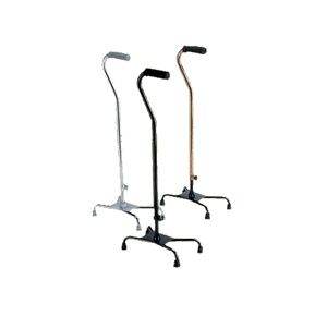 Medline Large Base Aluminum Quad Cane