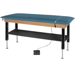 Hausmann Hi-Lo Power Plinth Treatment Table With Shelf