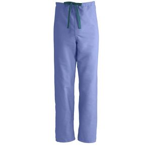 Medline ComfortEase Unisex Reversible Drawstring Pants - Ceil Blue