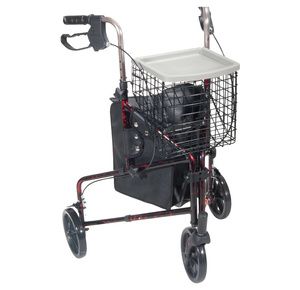 Drive Deluxe Three Wheel Aluminum Rollator