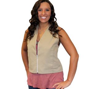 Polar Kool Max Body Cooling Womens Fashion Vest with Cooling Packs