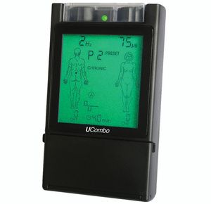 Pain Management Ultima Combo TENS And EMS Device With Body Part Diagram