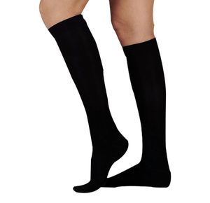 Juzo Soft Ribbed Knee High 20-30mmHg Compression Socks with Silver Sole for Men
