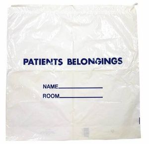 Donovan Industries Patient Belongings Polyethylene Bag