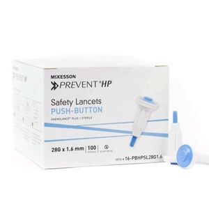 McKesson Prevent HP Safety Lancets With Push Button