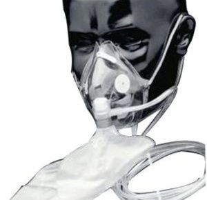 Salter Labs Elongated High Concentration Non-Rebreathing Mask with Elastic Strap
