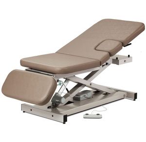 Clinton Open Base Power Imaging Table with 3 Section Top