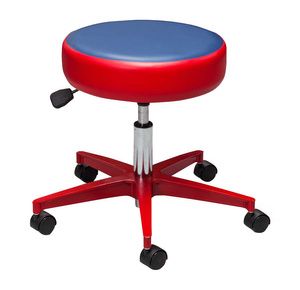 Clinton 2155-M Five-Leg Pneumatic Stool with Multi-Color Top