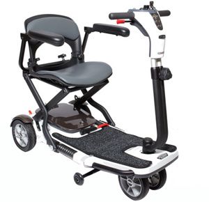 Pride Go-Go Folding Four Wheel Travel Mobility Scooter
