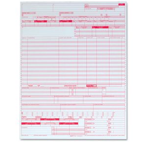 TOPS UB04 Hospital Insurance Claim Form