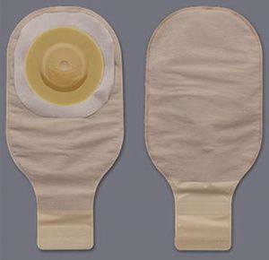 Hollister Premier One-Piece Extended Cut-to-fit Beige Drainable Pouch With Flextend Skin Barrier