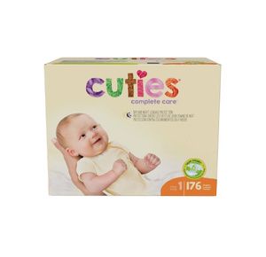 First Quality Cuties Complete Care Heavy Absorbency Unisex Baby Diaper