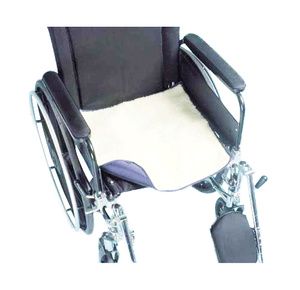 Hermell Imitation Sheepskin Chair Pad with Incontinence Barrier
