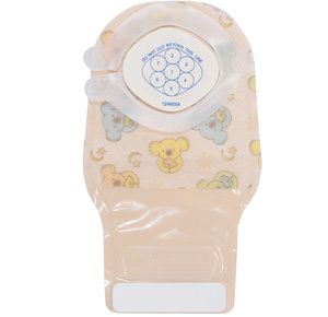 ConvaTec Little Ones One-Piece Cut-To-Fit Transparent Drainable Pouch With Stomahesive Skin Barrier